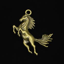 25pcs Zinc Alloy Charms Antique Bronze Plated running horse Charms for Jewelry Making DIY Handmade Pendants 51*32mm