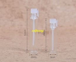 100pcs/lot 1ml 2ML Glass Trial Perfume bottle Mini Sample Vials Bottles Empty Laboratory Liquid Fragrance Test Tube