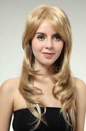 charming long blonde fashion hair wigs for women straight wig