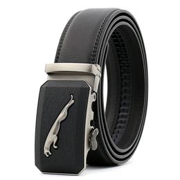 2017 Fashion Men's Genuine Leather Belt Cool Automatic Buckle 130 140 150cm Male Cowskin Cinto Brand Ceinture