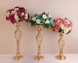 new style trumpet metal stand for flower arrangement