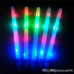 Popular Electronic Flash Rod Luminous Plastic Fluorescent Sticks High Brightness LED Light Up Stick For Vocal Concert 1 15sc KK