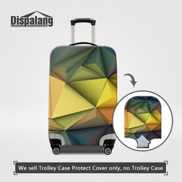 Case For A Suitcase Diamond Patterns Printing Luggage Protective Cover For 18-32 Inch Trolley Case Fashion Women's Travel Accessories Supply