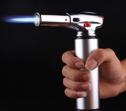 Butane Scorch torch jet flame lighter 1300C kitchen torch Giant Heavy Duty Butane Refillable Micro Culinary Torch Self-igniting Epacket