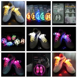 Gadget 3rd Gen Cool LED Shoelaces Light Up Shoe Laces with 3 Modes Flash Lighting the Night for Party Hip-hop Dancing Cycling Hiking DHL Fedex UPS FREE SHIPPING
