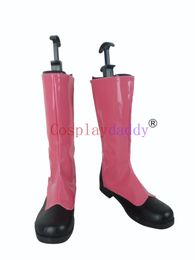 Card Captor Sakura Pink Long Girls Adult Cosplay Shoes Boots C006