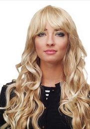 Women's Wig Blondmix Curles Wavy Long Side Part Approx. 70 Cm 9204S-15BT613