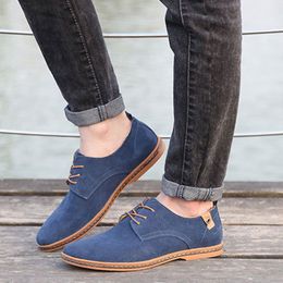 Plus size Men Casual Shoes Fashion Comfortable Flat Men Oxford Shoe Lace-up Summer Autumn Winter Men Causal Shoes Footwear ET001