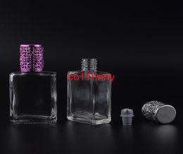 50pcs/lot Fast Shippng 17ML Mini Cute Steel Ball Roll-On Refillable Perfume Bottle &Empty Perfume Case With alloy roll on bottl