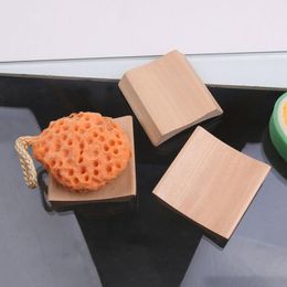 Natural Wooden Soap Dish Tray Holder Storage Rack Plate Box Container for Bath Shower Bathroom F20173906