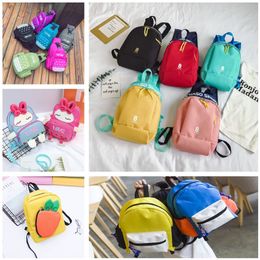 2018 Kids Backpack Kindergarten Girls Boys School Bags Cartoon Children Shoulders Bags Baby Kids Snacks Bags Kids Christmas Gifts