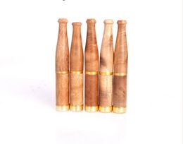 Gold wooden cigarette holder rod filter cigarette holder Wooden cigarette holder smoking equipment accessories wholesale