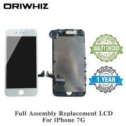 Easy Installation Replacement LCD Touch For iPhone 7 Screen Digitizer Display with Front Camera Facing Proximity Sensor, Ear Speaker, Tool