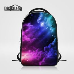 Personality Galaxy Women's Backpack School For Girls Universe Space Printed Schoolbags Bookbags For Teens Mochila Rugzak Laptop Bags For Men