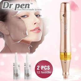 Electric Auto Dr Derma Pen Wired M5C Microneedle Roller With 5 speed of digital control Skin Care Rejuvenation SPA Massage