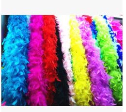 Two Meters Feather Boa Glam Durable Resuable For Women Wedding Photo Props Eco Friendly Makeup Party Plume Wrap