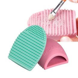 Pinceaux de Maquillage Nettoyage Egg Pad Silicone Doigt Gant Conseil De Lavage Maquillage Brosse Nettoyant Scrubber Silica Gel Outil