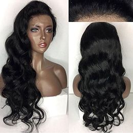 360 Lace Frontal Wigs Body Wave Human Hair for Black Woman 150% Density Brazilian Virgin Hairs Glueless Prepluked hd transparent Front Wig