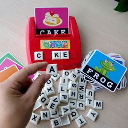 Free shipping Parent-child interactive toy Early childhood education Enlightenment English Word learning child English teaching aids board g