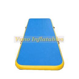 Track Gymnastics Tumble Mat Air Track Inflatable Blue or Grey for Cheerleading Gym Training Home Use Free Pump