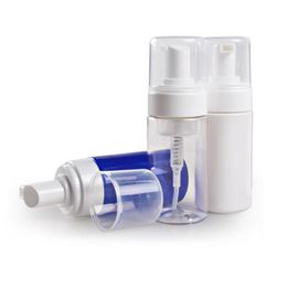 100ML Empty Foam Pump Bottle High Quality Translucent Plastic Bottle Of Cosmetic Pressing Foam Bottle LX1172