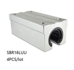 4pcs/lot SBR16LUU 16mm open type linear case unit linear block bearing blocks for cnc router 3d printer parts