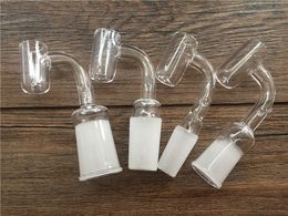 Domeless Quartz Nails With Straight Hook Quartz Enail Banger Nail Quartz Banger Domelesses for 16mm E-nail Coils Heater for water bongs