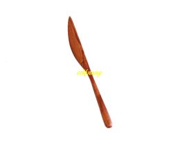 20pcs/lot Free shipping 16*1.5cm Wooden Butter knife Dough Butter Sauce Mask jam knife Dip tool Wood tableware