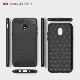 CellPhone Cases For Galaxy J6 2018 J4 J3 J7 2018 backcover Fiber case for J4 plus J6 Plus 2018 cover DHL Free shipping