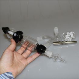 Hookah pipe bong Kits Mini Dab Rig Glass Water pipe bongs Small Colourful Oil rigs with Titanium Nail