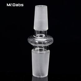Retail 14mm 19mm Straight Male Smoking Accessories to Male Glass Adaptor Converter Joint