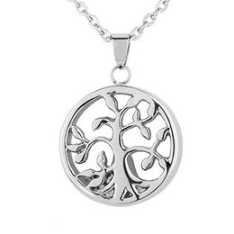 Tree of Life Cremation Jewellery Keepsake Memorial Urn Necklace Pendant for Ashes with Funnel Filler Kit