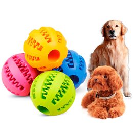 Healthy Teeth Cleaning Ball Food Treat Dispenser Pet Natural Rubber Dental Treat Oral Toy Chewing toys For Pet Health Care