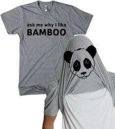 5f0c Men's T-shirts Mens Summer Men Grey Tshirt Bamboo Bear Cute Letters Designer Tshirts Short Sleeved Tops
