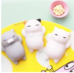 Rare Ushihito Cartoon Kawaii Squishy Bread Lazy Sleep Cat pussy Cell Phone Straps key Chains Charm Kid Toys Christmas Cake