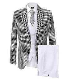 New Fashion Men Wedding Tuxedos Notch Lapel Two Button Groom Tuxedos High Quality Men Prom/Dinner/Darty Dress(Jacket+Pants+Tie+Vest) 2065