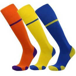 Men Women Soccer Long Socks Cotton Football Stocking Over knee High Sock Male Outdoor Sport Winter Socks 40-46 Wholesale Retail