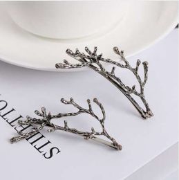 1PC Fashion Women Girls Metal Branch Leaves Hairpin Barrettes Bobby Hair Clips Pin Styling Tools Accessories