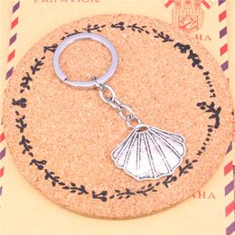 Keychain shell Pendants DIY Men Jewellery Car Key Chain Ring Holder Souvenir For Gift