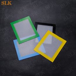 Silicone Wax Pads Dry Herb Mats 11*8.5 cm 14*11.5 cm Square Baking Mat Dabber Sheets For Dry Herb Dab Jars