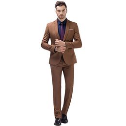 3-piece suit tailoring lapel single button wedding and groom business tuxedo (jacket + vest + pants)