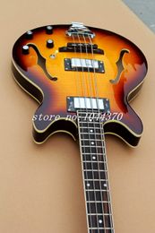 free shipping Ultra-thin hofner electric bass electric bass