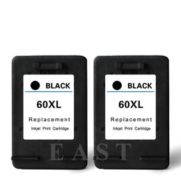 2-PK For HP 60XL Black Ink Cartridge For HP60XL CC641WN CC641 Photosmart C4700 Deskjet D2680 Photosmart C4650