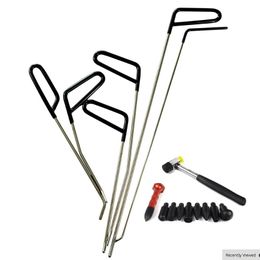 PDR Rods Hook Tools Paintless Dent Repair Car Dent Removal PDR Tool Kit Hail Hammer252N