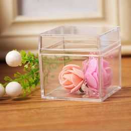 Square Box Clear Plastic Storage for DIY Tool Nail Art Jewellery Accessory beads stones Crafts case container F20173535