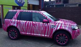 zebra Pink Camo Vinyl For Car Wrap With air bubble Free animal textured Camouflage Car wrapping stickers 1.52x10m/20m/30m Roll