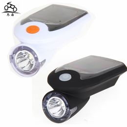 360 Degree Rotation Solar Bicycle Light USB Charge Bike Cycling Front Lamp 360 Degree Rotation Waterproof IP64