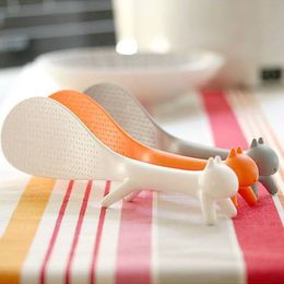 Cute Kitchen Squirrel Shape Non-stick Rice Paddle Scoop Spoon Ladle Novelty Tool