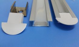 bar light housing Manufacturer Aluminium Extrusion Profile Led Strip Fixture Channel/Led Channel with milky or clear cover