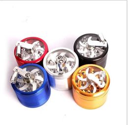 A New Type of 63mm Zinc Alloy Grinder with 4 Layers of Smoke Grinder Hand Grinder